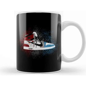 Baskı Dükkanı Air Jordan 1 Red White Blue Sporty Basketball Kupa