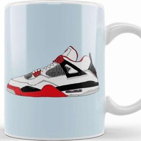 Baskı Dükkanı Air Jordan 3 White Cement Kupa