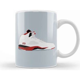 Baskı Dükkanı Air Jordan Sneaker Jordan 5 Fire Red Kupa