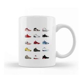 Baskı Dükkanı Air Jordan Too Many Sneakers Kupa Bardak