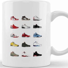 Baskı Dükkanı Air Jordan Too Many Sneakers Kupa Bardak