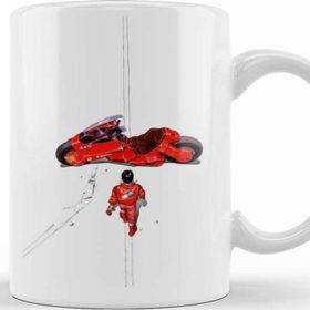 Baskı Dükkanı Akira Kaneda Anime Tokyo Bike Drugpills Shotaro Kaneda And His Bike Kupa Bardak