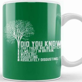 Baskı Dükkanı Alan Partridge Dutch Elm Did You Know Quote Kupa