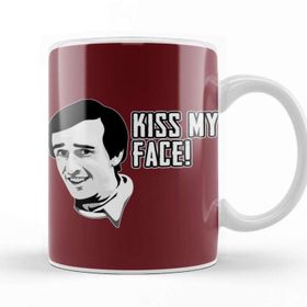Baskı Dükkanı Alan Partridge Kiss My Face Quote Kupa Bardak