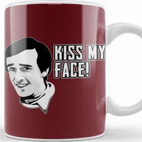 Baskı Dükkanı Alan Partridge Kiss My Face Quote Kupa Bardak