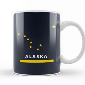 Baskı Dükkanı Alaska State Flag Kupa