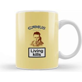 Baskı Dükkanı Albert Camus Porselen Kupa