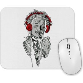 Baskı Dükkanı Albert Einstein Müzik Mouse Pad