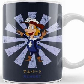 Baskı Dükkanı Albert Fifth Musketeer Retro Japanese Kupa