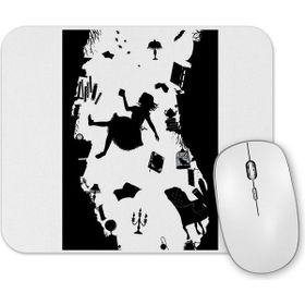 Baskı Dükkanı Alice Down Mouse Pad