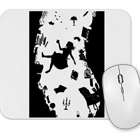 Baskı Dükkanı Alice Down Mouse Pad