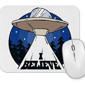 Baskı Dükkanı Alien Believe Uzaylı Mouse Pad