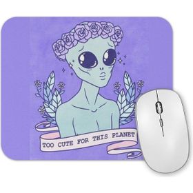 Baskı Dükkanı Alien Uzaylı Mouse Pad