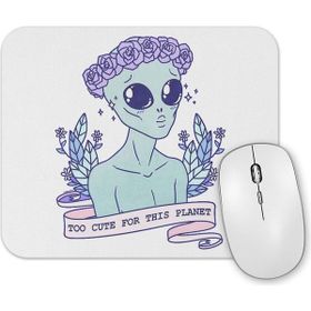 Baskı Dükkanı Alien Uzaylı Mouse Pad