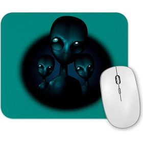 Baskı Dükkanı Alien Uzaylı Mouse Pad