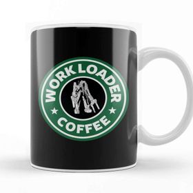 Baskı Dükkanı Alien Work Loader Coffee Starbucks Kupa