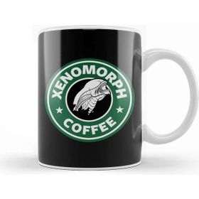 Baskı Dükkanı Alien Xenomorph Coffee Starbucks Kupa