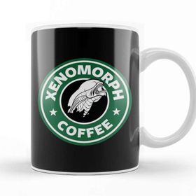 Baskı Dükkanı Alien Xenomorph Coffee Starbucks Kupa