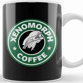 Baskı Dükkanı Alien Xenomorph Coffee Starbucks Kupa