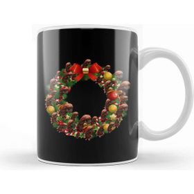 Baskı Dükkanı Alien Xenomorph Multiface Christmas Wreath Kupa Bardak