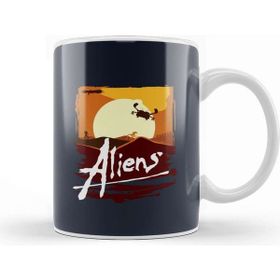 Baskı Dükkanı Aliens Apocalypse Now Mashup Kupa Bardak