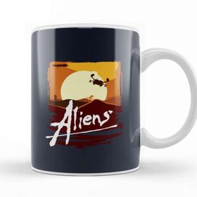 Baskı Dükkanı Aliens Apocalypse Now Mashup Kupa Bardak