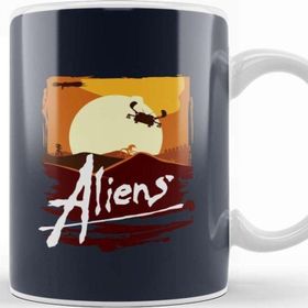 Baskı Dükkanı Aliens Apocalypse Now Mashup Kupa Bardak