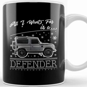 Baskı Dükkanı All I Want for Christmas is a Defender Kupa