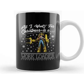 Baskı Dükkanı All I Want For Christmas İs A Work Loader Aliens Kupa Bardak