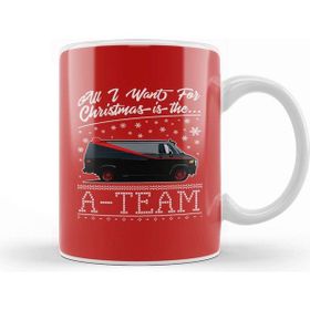 Baskı Dükkanı All I Want For Christmas İs the a Team Kupa Bardak