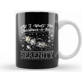 Baskı Dükkanı All I Want For Christmas İs the Serenity Kupa Bardak