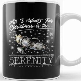 Baskı Dükkanı All I Want For Christmas İs the Serenity Kupa Bardak