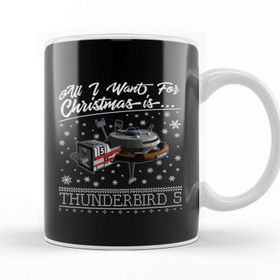Baskı Dükkanı All I Want For Christmas İs Thnderbird 5 Kupa Bardak