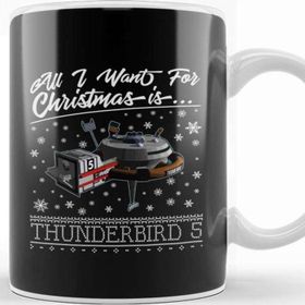 Baskı Dükkanı All I Want For Christmas İs Thnderbird 5 Kupa Bardak