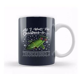 Baskı Dükkanı All I Want For Christmas is Thunderbird 2 Thunderbirds Kupa Bardak