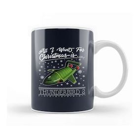 Baskı Dükkanı All I Want For Christmas is Thunderbird 2 Thunderbirds Kupa Bardak