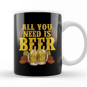 Baskı Dükkanı All You Need is Beer Funny Beer Drinking Ipa Lover Kupa