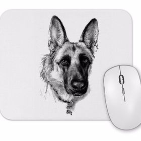 Baskı Dükkanı Alman Kurdu Pug Köpek Mouse Pad