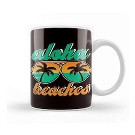 Baskı Dükkanı Aloha Vacation Beach Travel Trip Hawaii Island Ocean Summer Kupa