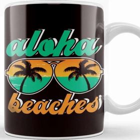 Baskı Dükkanı Aloha Vacation Beach Travel Trip Hawaii Island Ocean Summer Kupa