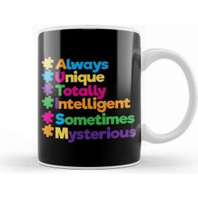 Baskı Dükkanı Always Unique Awesome Autism Awareness Supporters Kupa