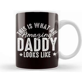 Baskı Dükkanı Amazing Daddy Father Papa Poppa Dad Stepdad Husband Family Kupa