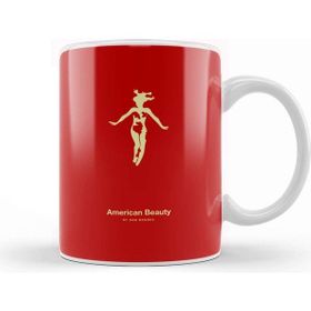 Baskı Dükkanı American Beauty Roses Movie Silhouette Kupa