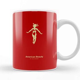 Baskı Dükkanı American Beauty Roses Movie Silhouette Kupa