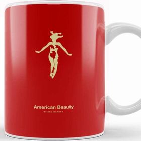 Baskı Dükkanı American Beauty Roses Movie Silhouette Kupa