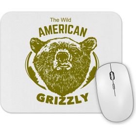 Baskı Dükkanı American Grizzly Mouse Pad