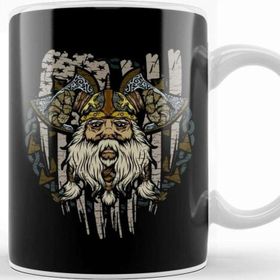 Baskı Dükkanı American Viking Patriotic Norse Myth Historical Kupa