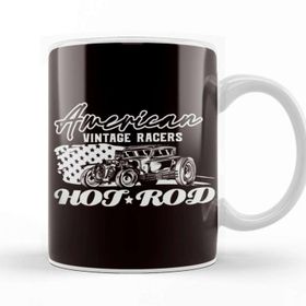 Baskı Dükkanı American Vintage Racers Hot Rod Classic Old Speed Vehicle Kupa Bardak