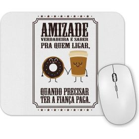 Baskı Dükkanı Amizade Verdadeira Mouse Pad