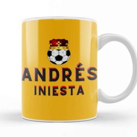 Baskı Dükkanı Andrés Iniesta Art Gift Kupa Bardak